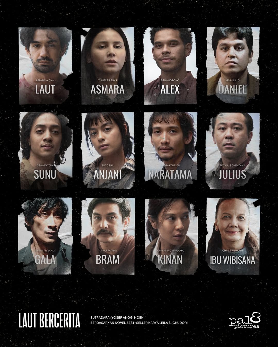 Daftar Pemain Film Laut Bercerita Resmi Dirilis, Ada Eva Celia hingga Christine Haki