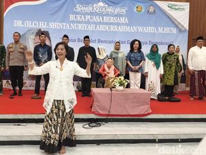 Istri Gus Dur Buka Puasa di Gereja Jawi Wetan Sidoarjo