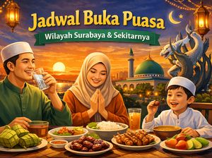 Jadwal Buka Puasa Surabaya dan Sekitarnya Hari Ini 2 Maret 2026
