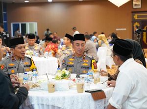 Gelar Bukber Bareng Media, Kapolda Sumsel Tegaskan Kemitraan Strategis