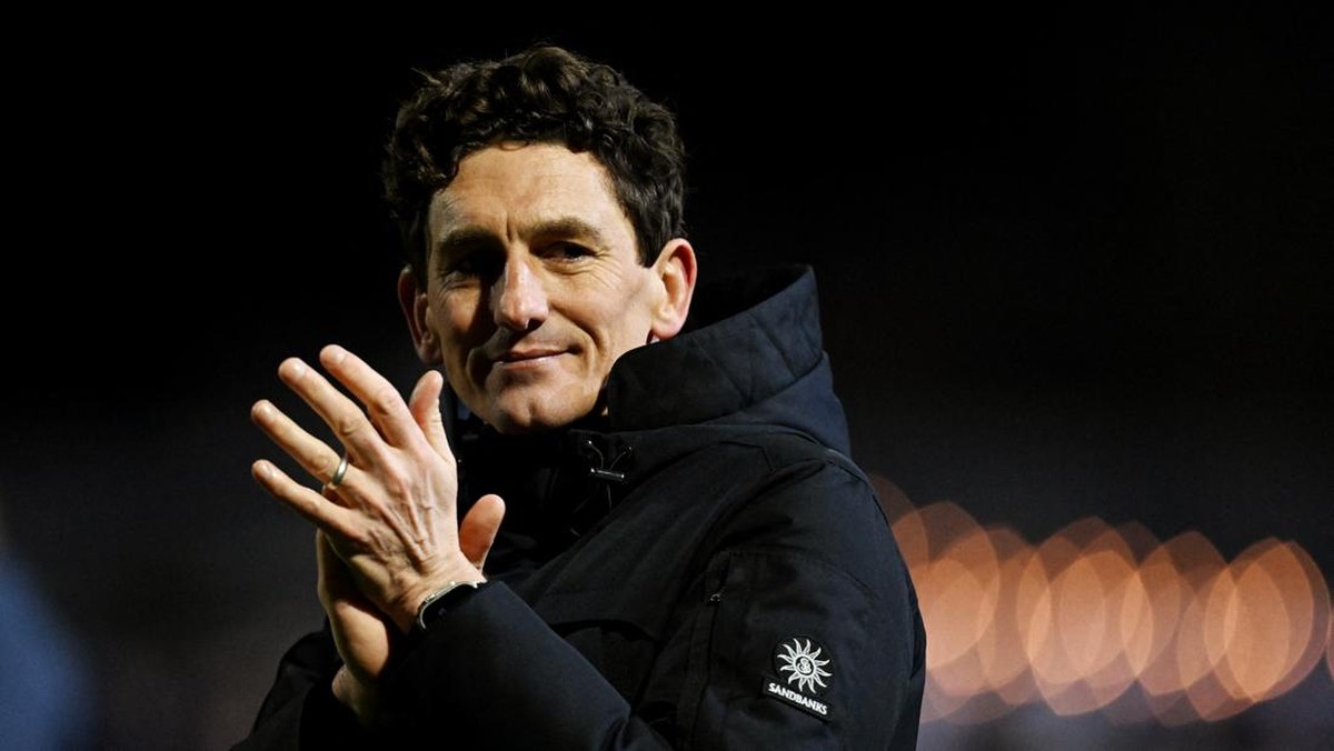 Manajer Brentford Keith Andrews dapat kontrak baru sampai 2032. (REUTERS/Peter Powell)