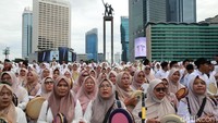 Rebana Kolosal Ramaikan Pembukaan Jakarta Ramadan Festival