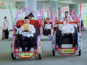 Bupati Yani-Wabup Alif Kirab Adipura Gresik, Apresiasi Pasukan Kebersihan