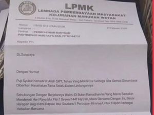 Sederet Fakta di Balik Viral Surat Permintaan THR dari LPMK Manukan Wetan