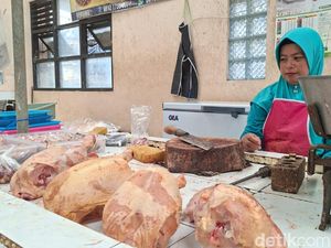 Jelang Lebaran, Harga Ayam Potong di Nganjuk seperti Roller Coaster