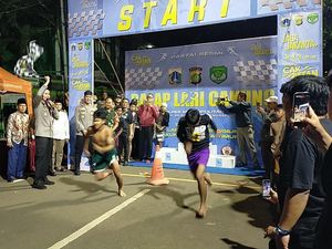 Jaga Kondusifitas Ramadan, Polisi Fasilitasi Balap Lari di Cakung