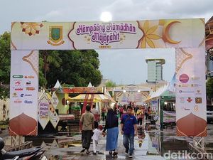 Simak Keseruan Kampoeng Ramadhan Mojopahit di Kota Mojokerto