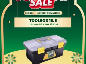 Toolbox Harga Miring Cuma di Transmart Full Day Sale Besok!