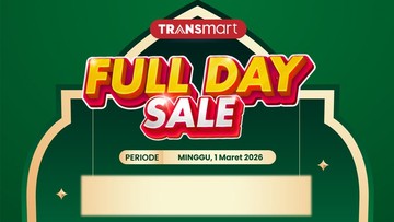 Berita dari Detik Finance: Hari Ini Transmart Full Day Sale, Serbu Diskon Besar-besaran 50% + 20%!