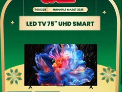 Beli TV 75 Inch di Transmart Full Day Sale Besok, Bisa Diskon Rp 5 Juta!