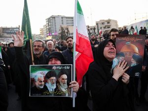 Gelombang Duka Selimuti Teheran Pascakematian Khamenei