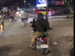 Konvoi Pemotor Bawa Senjata Mainan di Makassar Jadi Sasaran Patroli Polisi