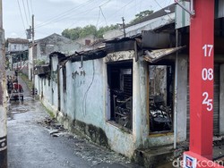 Rumah Warga di Candisari Semarang Ludes Terbakar Pagi Ini