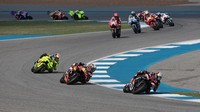 Hasil MotoGP Thailand: Bezzecchi Juara, Marquez Gagal Finis karena Ban Bocor