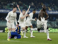 Verona Vs Napoli: Gol Lukaku di Injury Time Menangkan Partenopei
