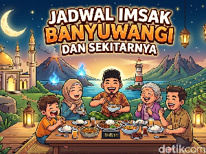 Jadwal Imsak Banyuwangi dan Sekitarnya Selasa 3 Maret 2026