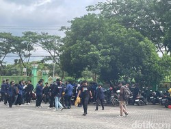 Aliansi BEM Demo di Polda Kalsel, Tuntut Kapolri Mundur