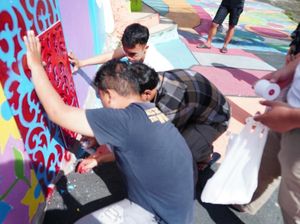 Ngalam Mbois: Mural Jodipan Kini Bisa Bercerita Lewat Sentuhan Digital