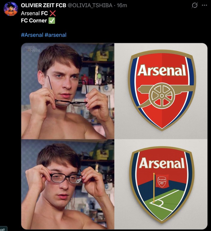 Arsenal Vs Chelsea Diolok-olok Jadi Corner FC Vs Red Card FC