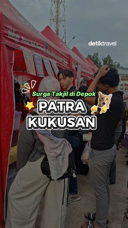 Video POV Ngabuburit di Depok, Pilihan Takjil Lengkap Banget!