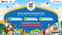Cek Mudik Gratis Bareng Pertamina, Pendaftaran Mulai 3 Maret Jam 10 Pagi