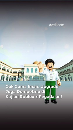 Upgrade Iman dan Dompet di Kajian Roblox? Dapat 500k saldo emas dari Pegadaian!