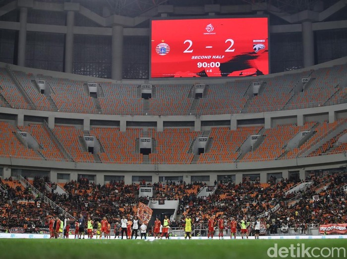 Borneo FC sukses menahan imbang tuan rumah Persija Jakarta dengan skor 2-2 dalam lanjutan kompetisi BRI Liga 1 di Jakarta International Stadium, Selasa (3/3/2026). Hasil ini membuat persaingan papan atas kian memanas.