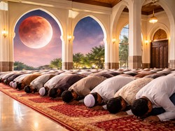 Niat Sholat Gerhana Bulan, Ini Waktu Pelaksanaannya