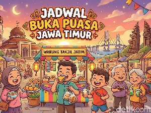 Jadwal Buka Puasa Jawa Timur Hari Ini 3 Maret 2026