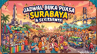 Jadwal Buka Puasa Surabaya dan Sekitarnya Hari Ini 6 Maret 2026