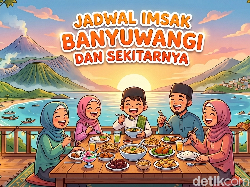 Jadwal Imsak Banyuwangi dan Sekitarnya Rabu 4 Maret 2026