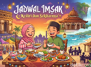 Jadwal Imsak Kediri dan Sekitarnya Rabu 4 Maret 2026