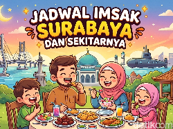 Jadwal Imsak Surabaya dan Sekitarnya Rabu 4 Maret 2026
