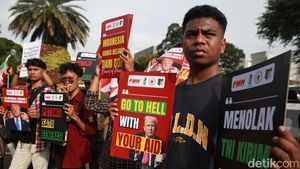 Mahasiswa Geruduk Kedubes AS, Desak Indonesia Keluar dari Board of Peace