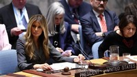 Melania Trump Pimpin Pertemuan PBB Bahas Anak dalam Konflik, Iran Kecam