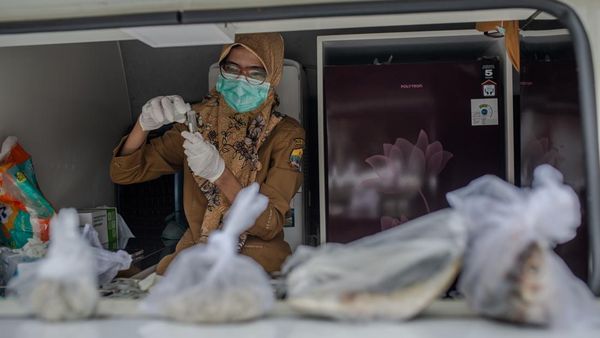 Sidak Pangan Ramadan di Serang, Petugas Temukan Formalin dan Rhodamin B