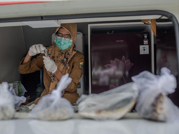 Sidak Pangan Ramadan di Serang, Petugas Temukan Formalin dan Rhodamin B