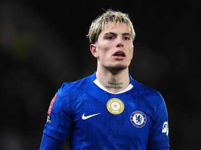 Chelsea's Alejandro Garnacho during the Emirates FA Cup fourth round match at MKM Stadium, Hull. Picture date: Friday February 13, 2026. (Photo by Mike Egerton/PA Images via Getty Images)