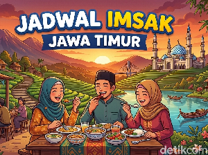 Jadwal Imsak Jawa Timur Kamis 5 Maret 2026