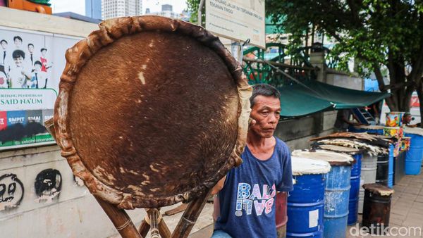 Penjualan Bedug Tanah Abang Melonjak Tajam Jelang Lebaran