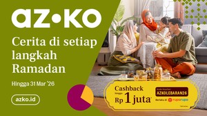 Sambut Lebaran Lebih Tenang, AZKO Lengkapi Kebutuhan Rumah hingga Mudik