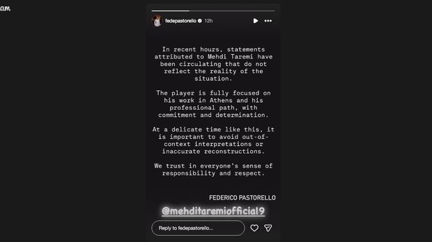 Agen Mehdi Taremi, Federico Pastorello.