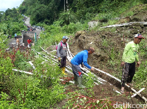 Pipa Air Bersih Warga Selo Rusak Diterjang Banjir Lahar Hujan Kali Apu