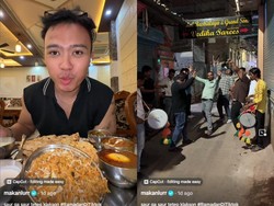 Aa Juju Sahur di India, Dibangunin Musik Keras sampai Makan Biryani Murah