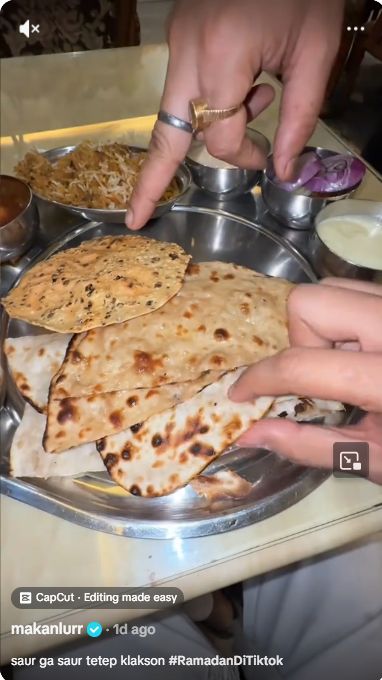 Aa Juju Sahur di India, Dibangunin Musik Keras sampai Makan Biryani Murah Aa Juju Sahur di India, Dibangunin Musik Keras sampai Makan Biryani Murah