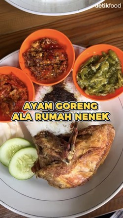 Video: Ayam Goreng Nikmat ala Rumah Nenek di Dalam Gang Bintaro