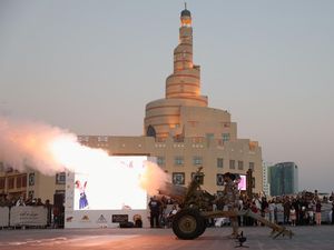 Dentuman Meriam Jadi Tanda Berbuka Puasa di Doha