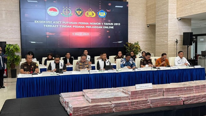 Bareskrim Serahkan Rp 58 miliar Kasus Judi Online ke Jaksa