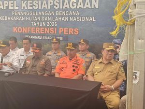 Apel Siaga Karhutla di Riau, Menko Polkam Ingatkan Pentingnya Jaga Alam