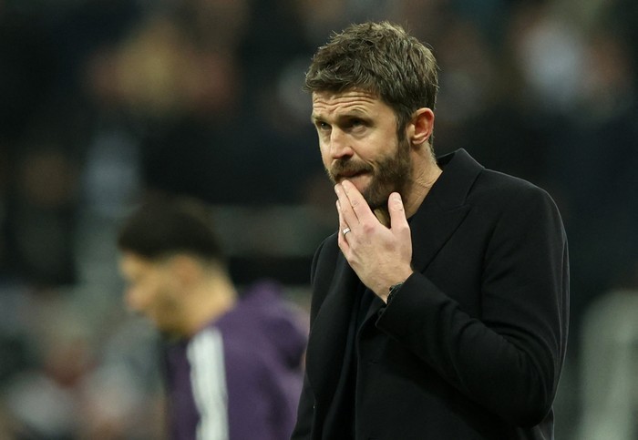 Soccer Football - Premier League - Newcastle United v Manchester United - St James Park, Newcastle, Britain - March 4, 2026 Manchester United manager Michael Carrick looks on REUTERS/Scott Heppell EDITORIAL USE ONLY. NO USE WITH UNAUTHORIZED AUDIO, 
